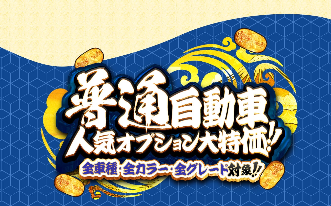 普通自動車人気プション大特価